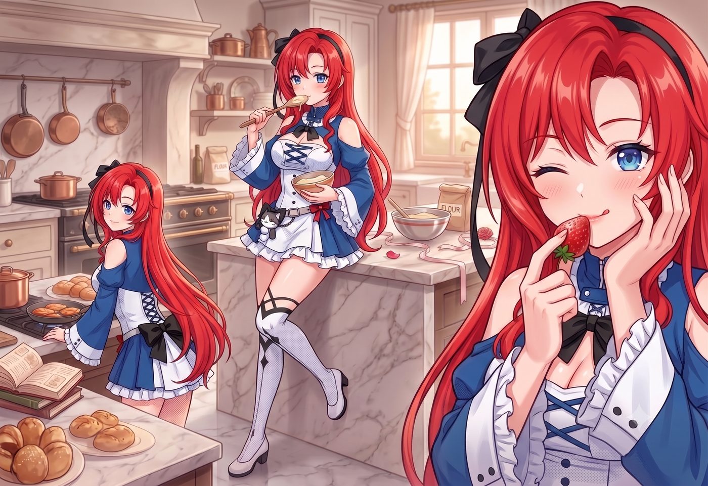 Yume in the kitchen